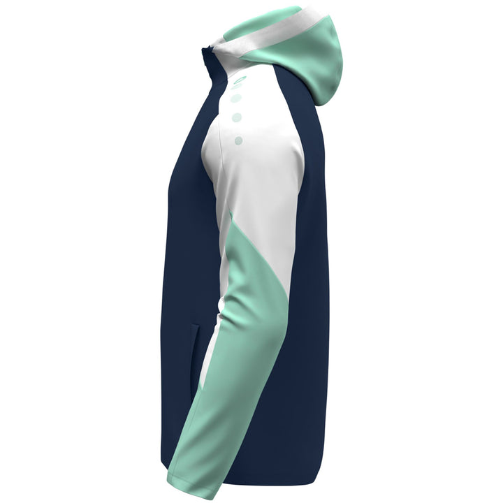 Jako Kapuzenjacke Dynamic - marine/weiß/minze