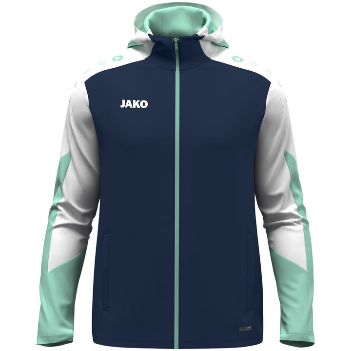 Jako Kapuzenjacke Dynamic - marine/weiß/minze