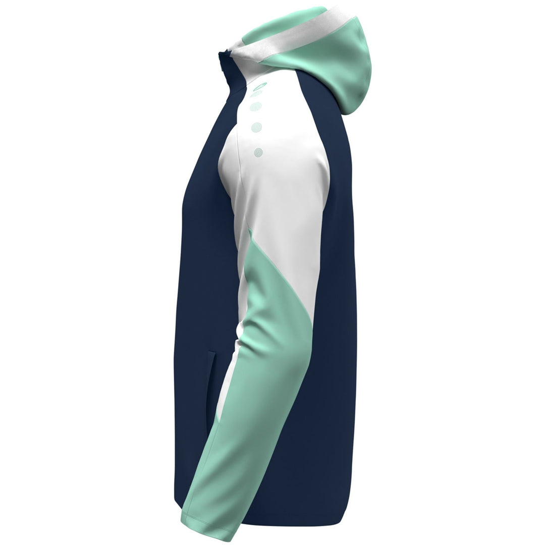 Jako Kapuzenjacke Dynamic - marine/weiß/minze