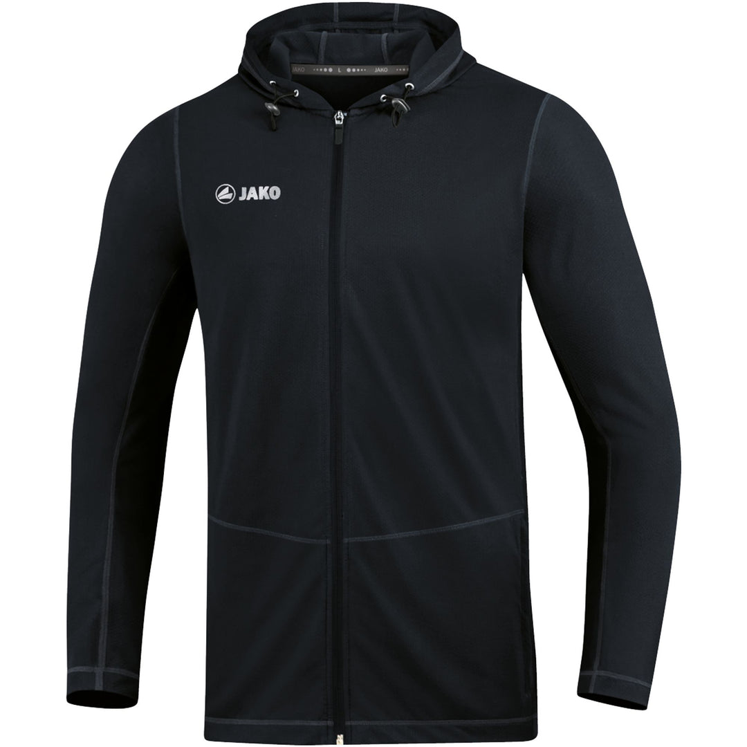 Jako Kapuzenjacke Run 2.0 - schwarz