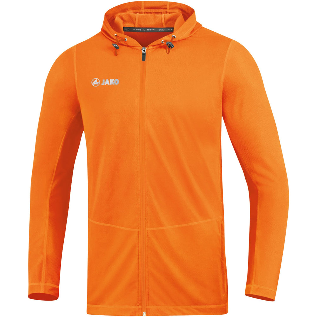 Jako Kapuzenjacke Run 2.0 - neonorange