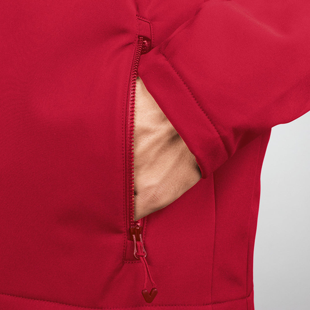Jako Softshelljacke Team - chili rot