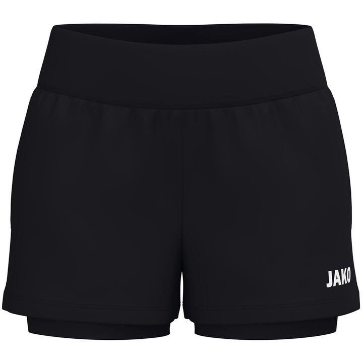 Jako 2-In-1 Short One Damen - schwarz