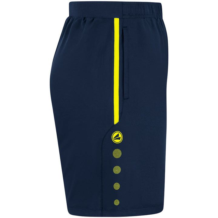 Jako Trainingsshort Allround - marine/neongelb