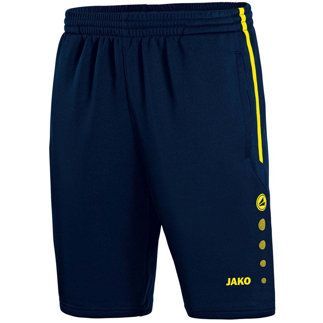 Jako Trainingsshort Active - marine/neongelb