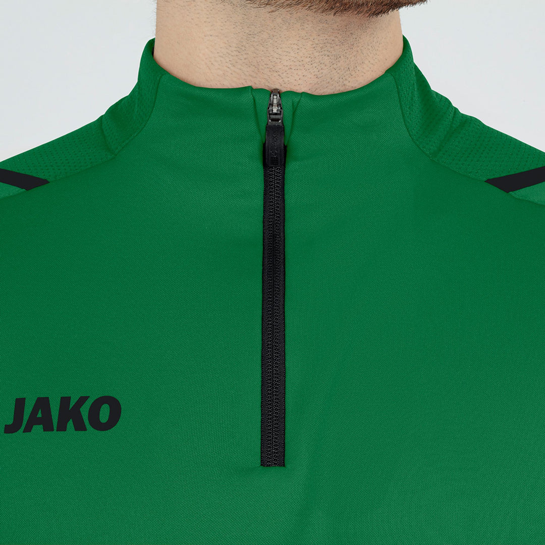 Jako Ziptop Challenge - sportgrün/schwarz