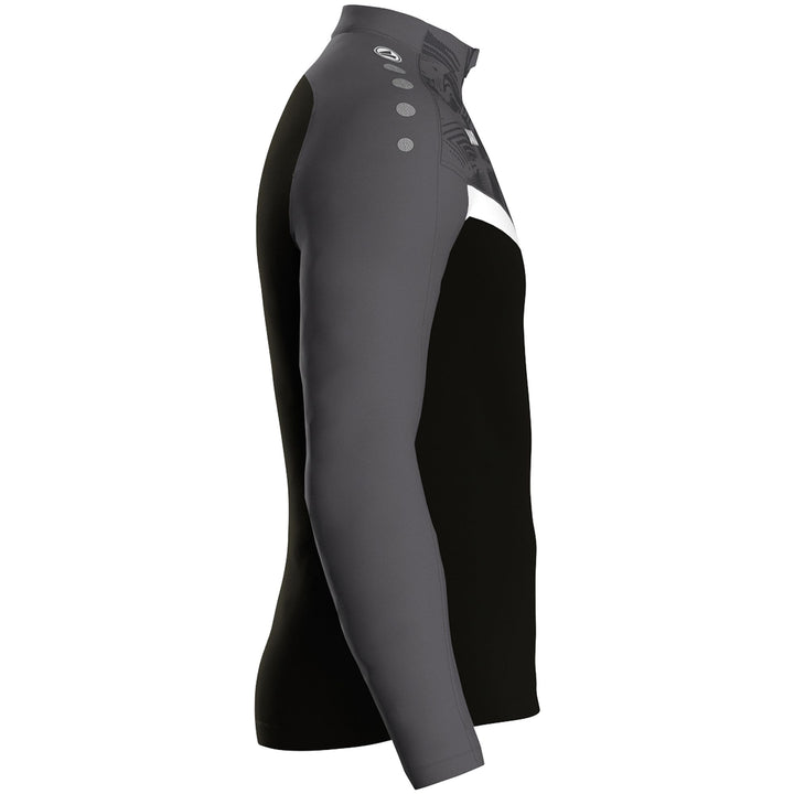 Jako Ziptop Iconic - schwarz/anthrazit