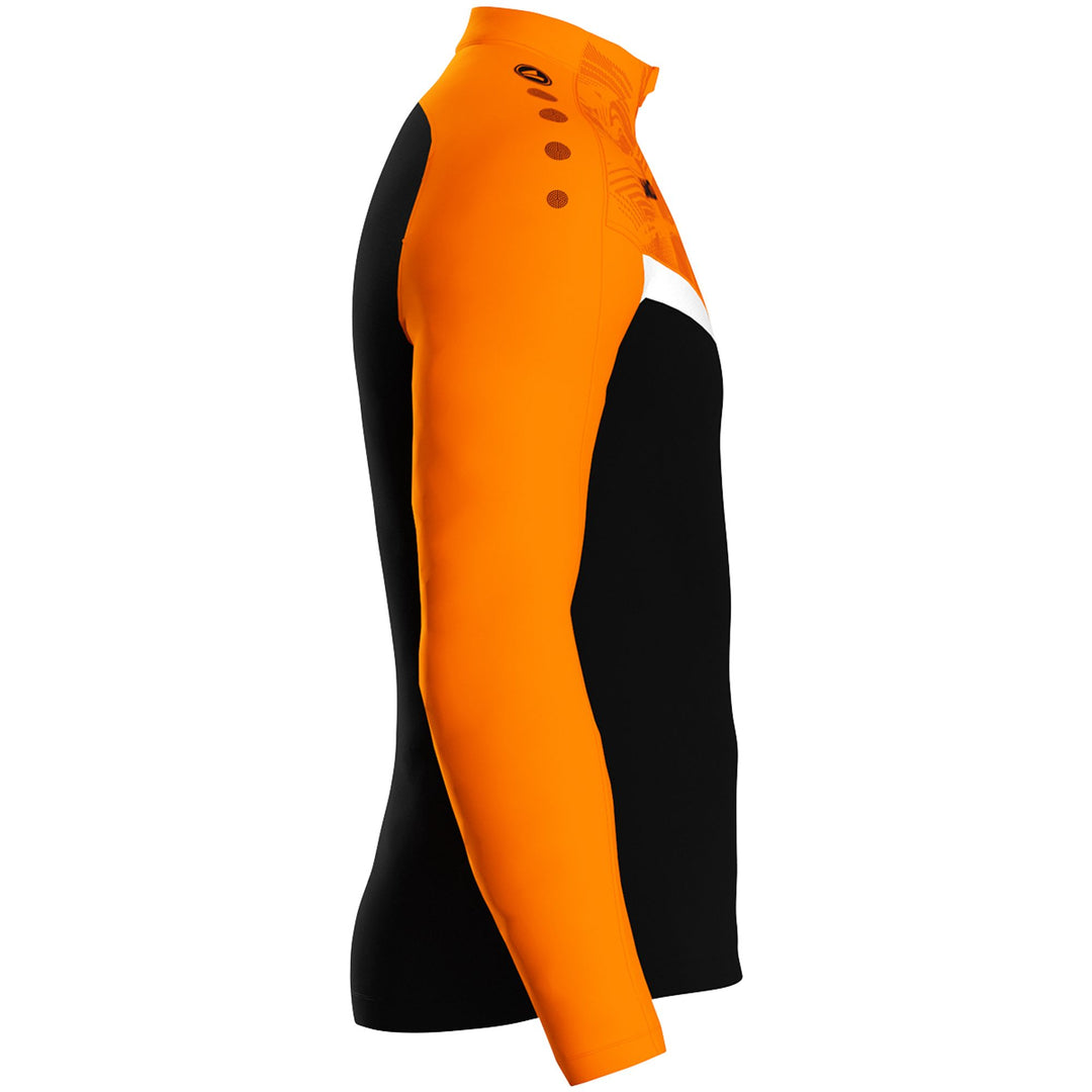 Jako Ziptop Iconic - schwarz/neonorange