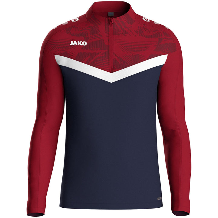 Jako Ziptop Iconic - marine/chili rot