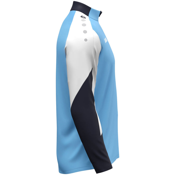 Jako Ziptop Dynamic - skyblue/weiß/marine