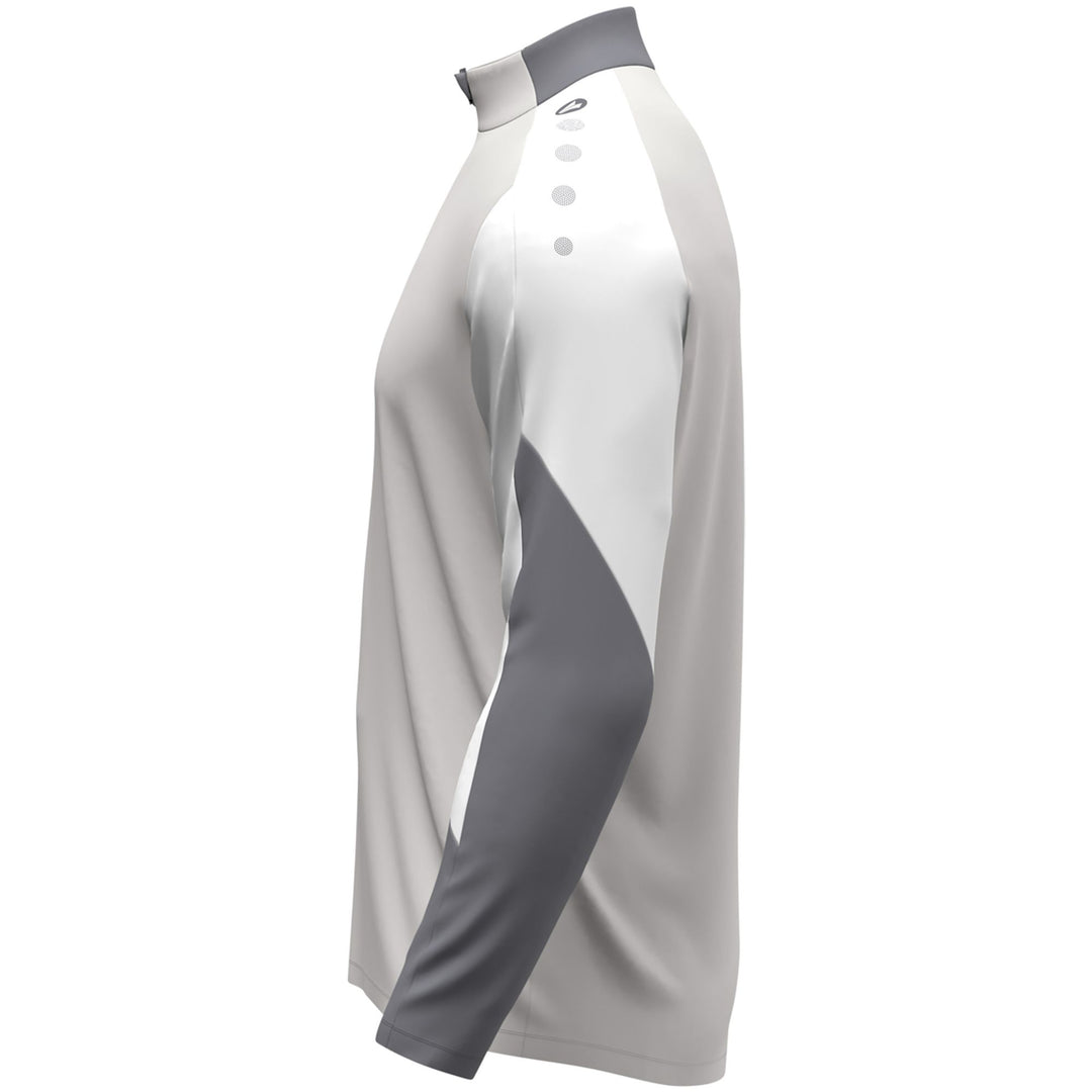 Jako Ziptop Dynamic - hellgrau/weiß/grau