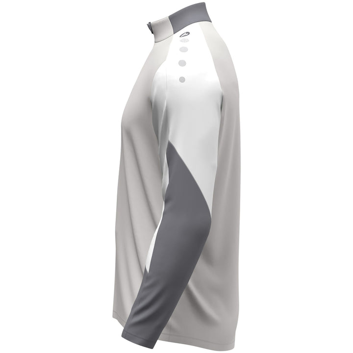 Jako Ziptop Dynamic - hellgrau/weiß/grau
