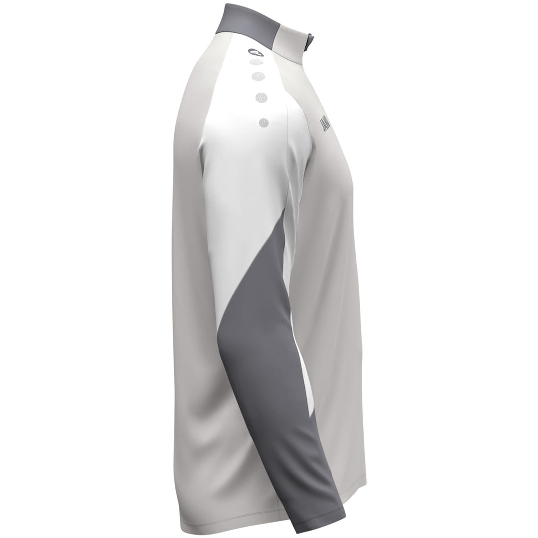 Jako Ziptop Dynamic - hellgrau/weiß/grau