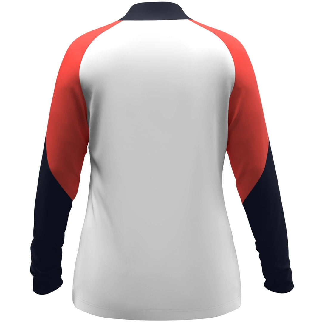 Jako Ziptop Dynamic Damen - weiß/coral/marine