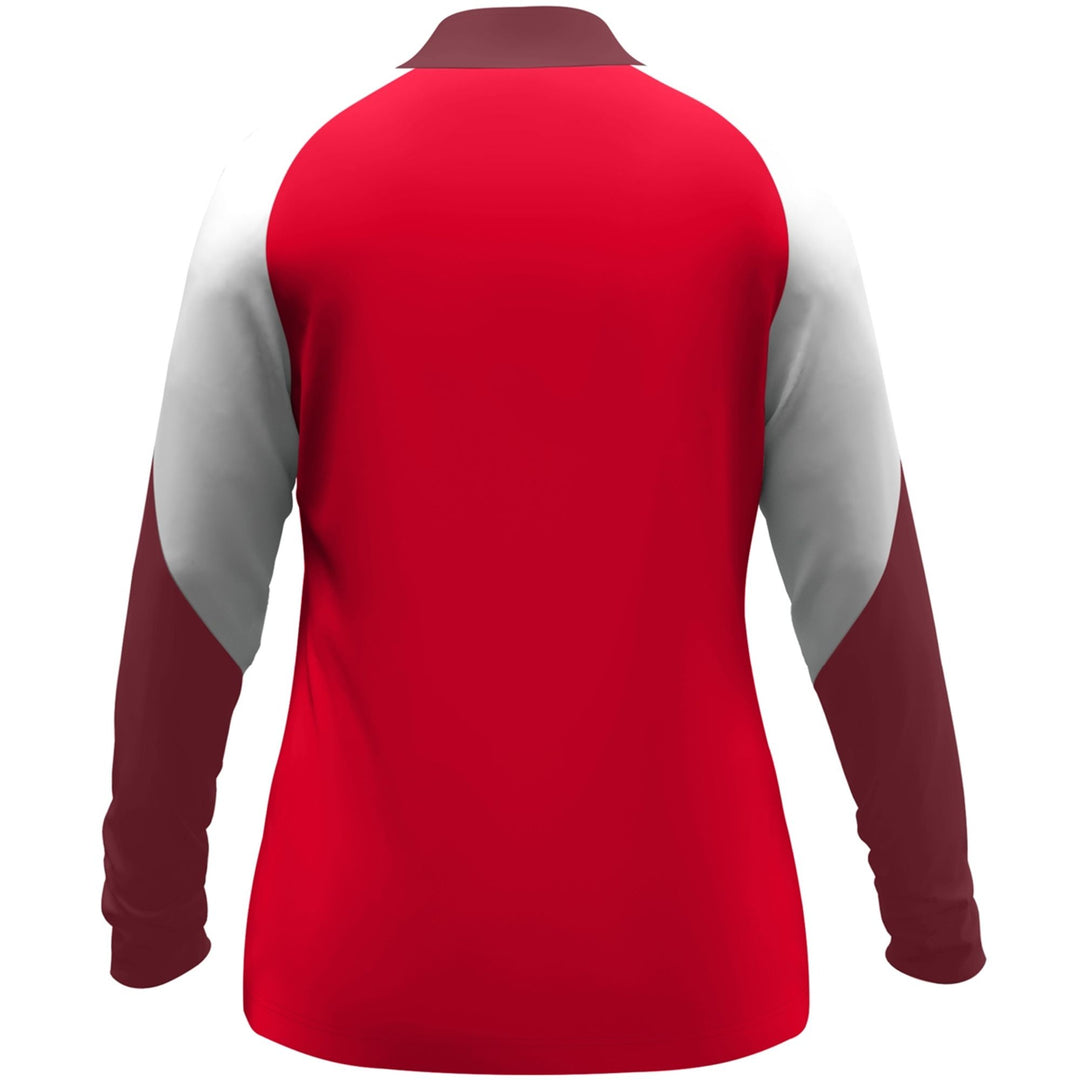 Jako Ziptop Dynamic Damen - rot/weiß/dunkelrot