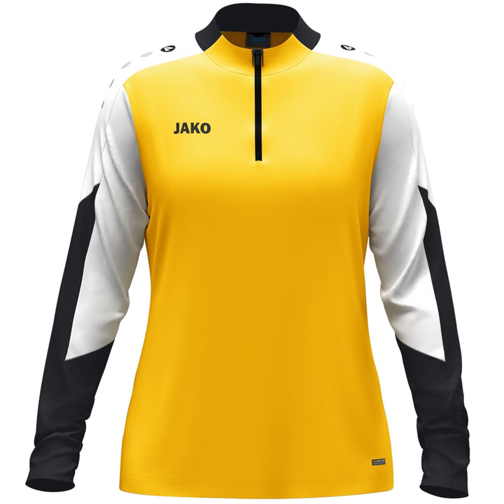 Jako Ziptop Dynamic Damen - gelb/weiß/schwarz