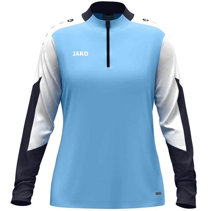 Jako Ziptop Dynamic Damen - skyblue/weiß/marine