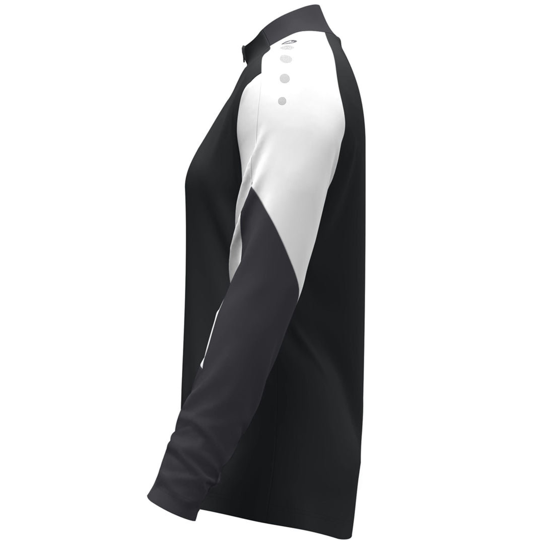 Jako Ziptop Dynamic Damen - schwarz/weiß/anthrazit