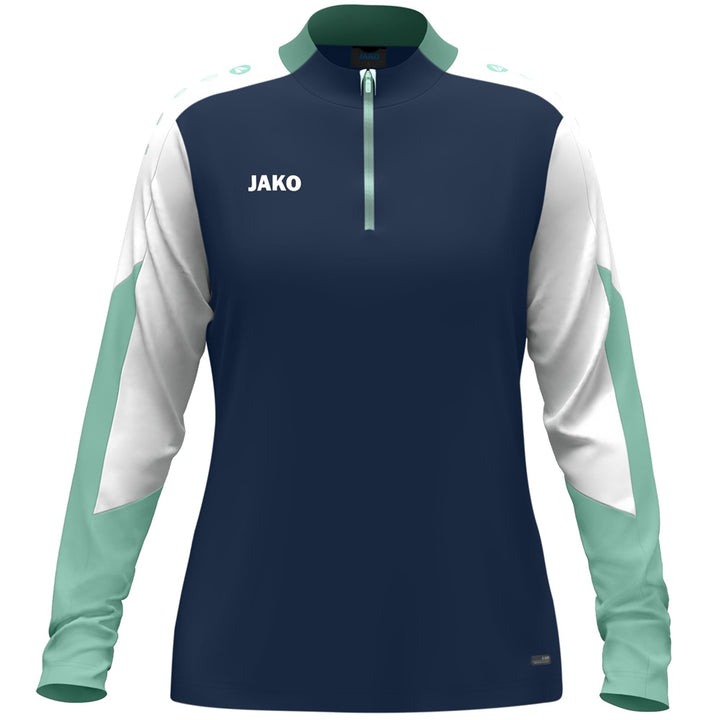 Jako Ziptop Dynamic Damen - marine/weiß/minze