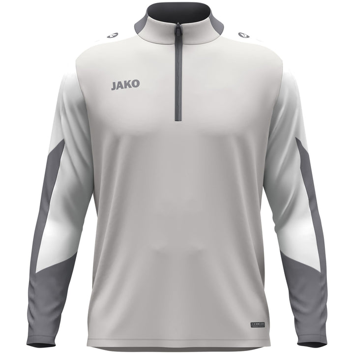 Jako Ziptop Dynamic - hellgrau/weiß/grau