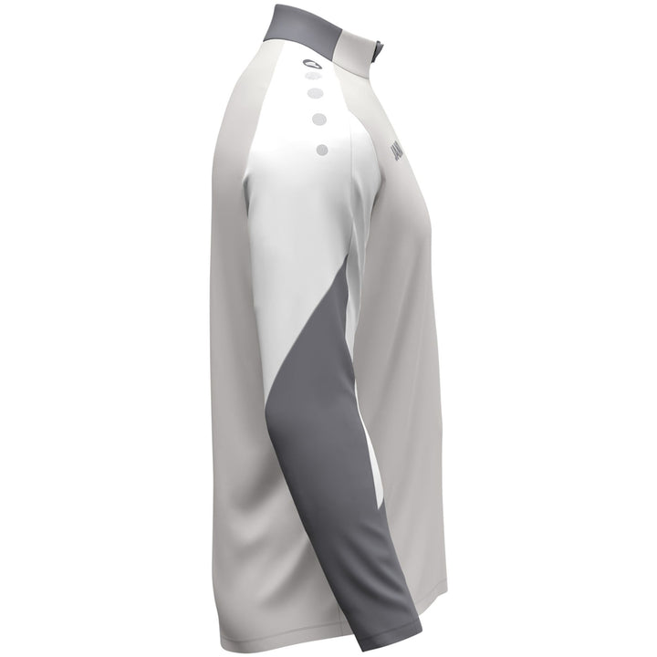 Jako Ziptop Dynamic - hellgrau/weiß/grau