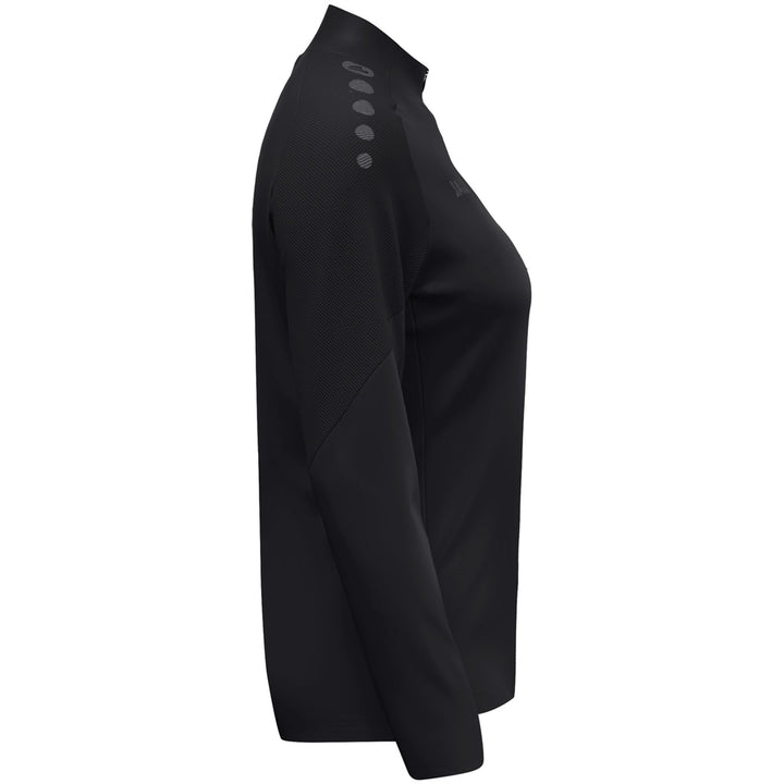 Jako Ziptop Light Flow Damen - schwarz