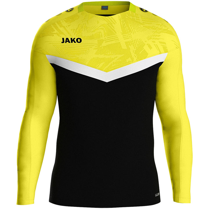 Jako Sweat Iconic - schwarz/soft yellow