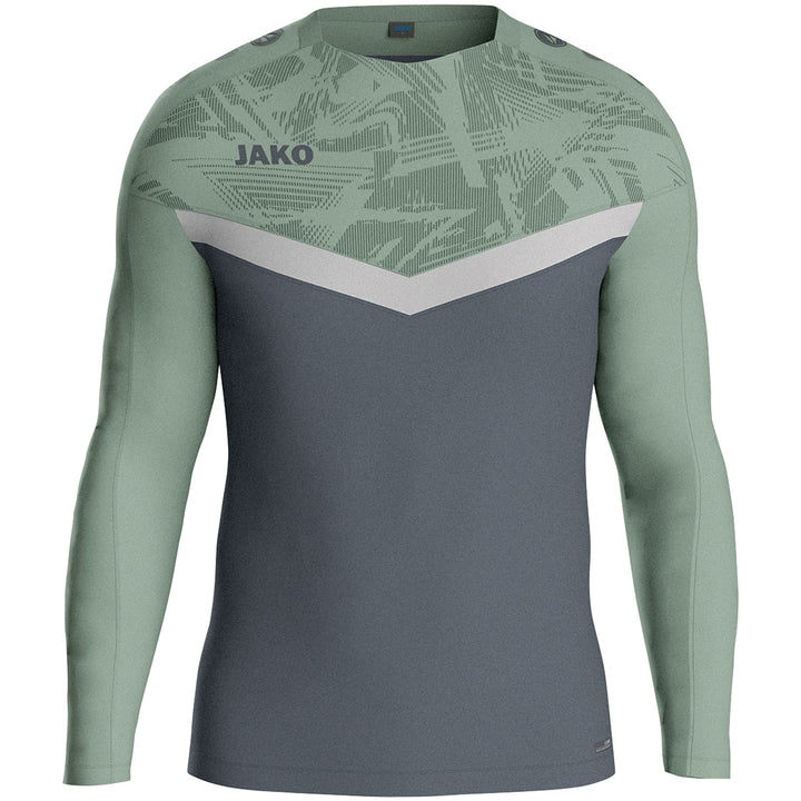 Jako Sweat Iconic - anthra light/mintgrün/soft grey