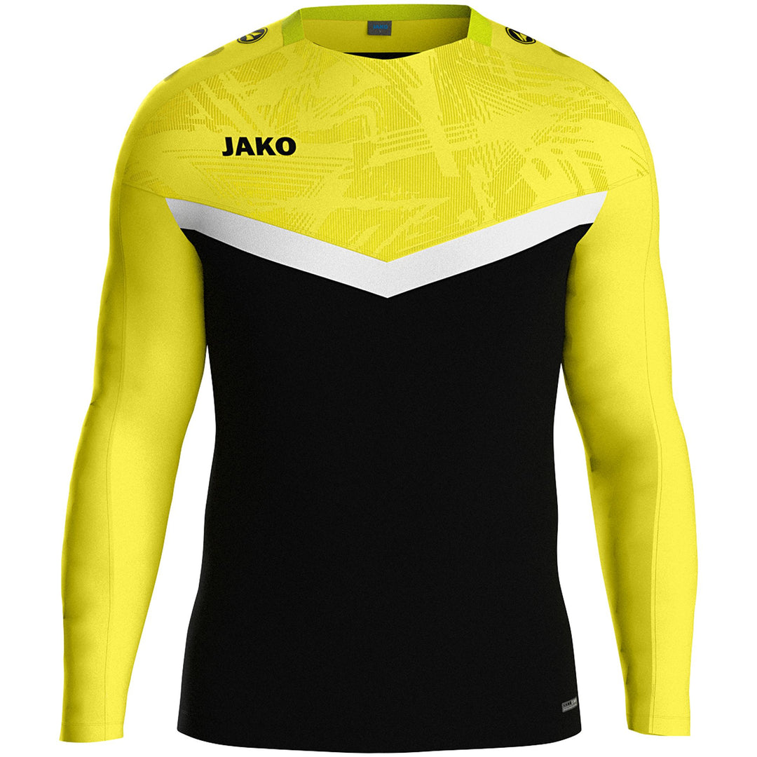Jako Sweat Iconic - schwarz/soft yellow