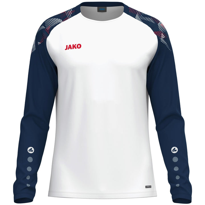 Jako Longsleeve Sonic - weiß/marine/rot