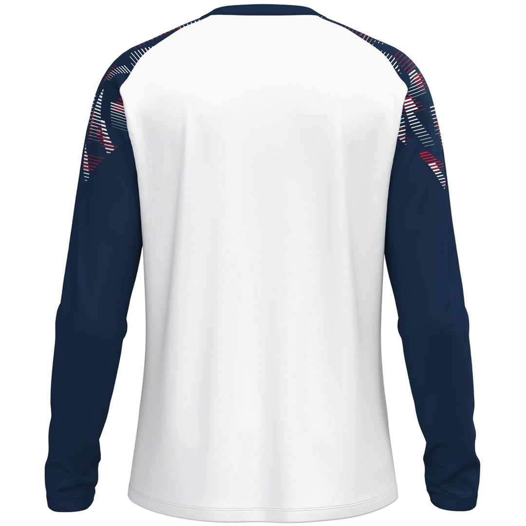 Jako Longsleeve Sonic - weiß/marine/rot
