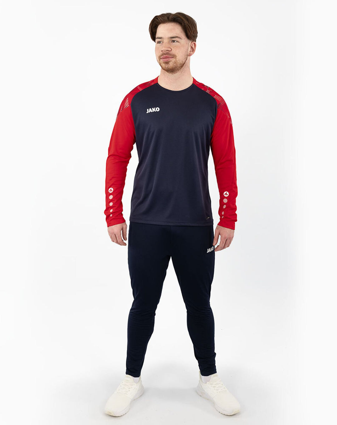 Jako Longsleeve Sonic - marine/rot