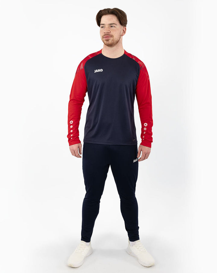 Jako Longsleeve Sonic - marine/rot
