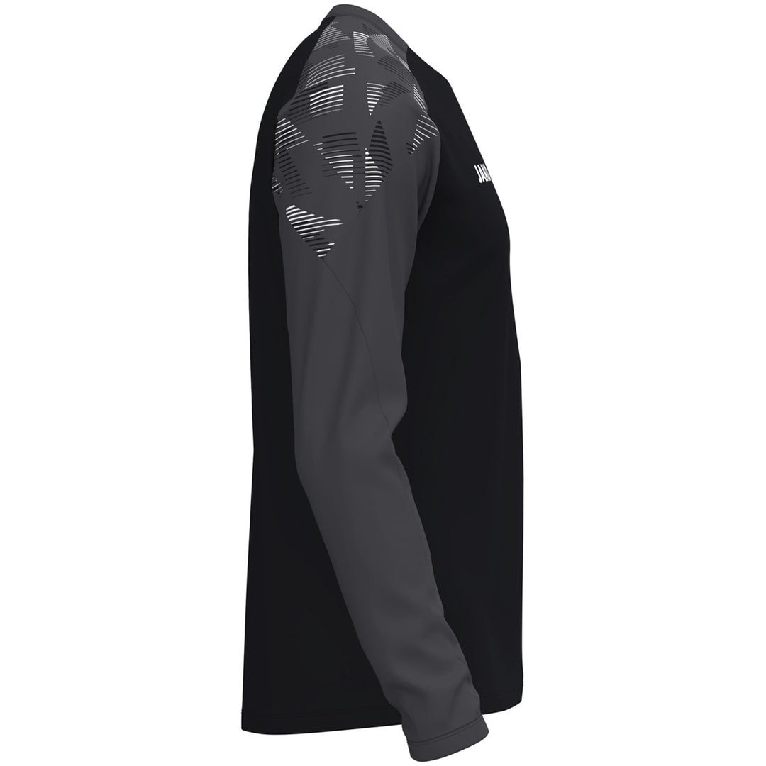 Jako Longsleeve Sonic - schwarz/anthrazit
