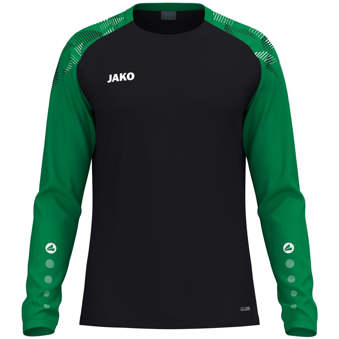Jako Longsleeve Sonic - schwarz/grün