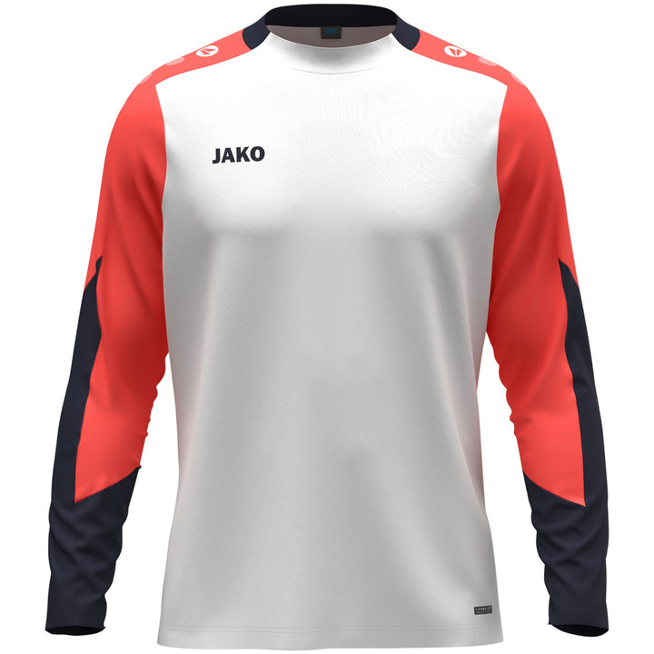 Jako Longsleeve Dynamic - weiß/coral/marine