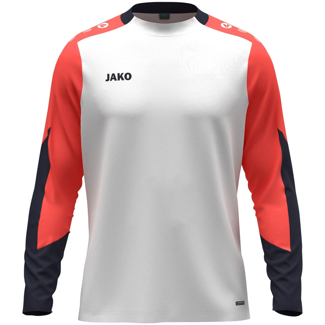Jako Longsleeve Dynamic - weiß/coral/marine