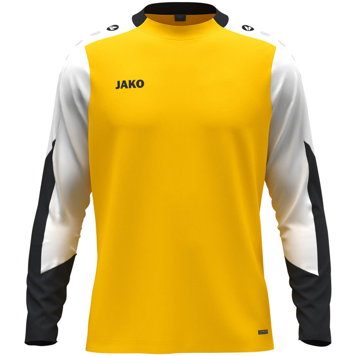 Jako Longsleeve Dynamic - gelb/weiß/schwarz