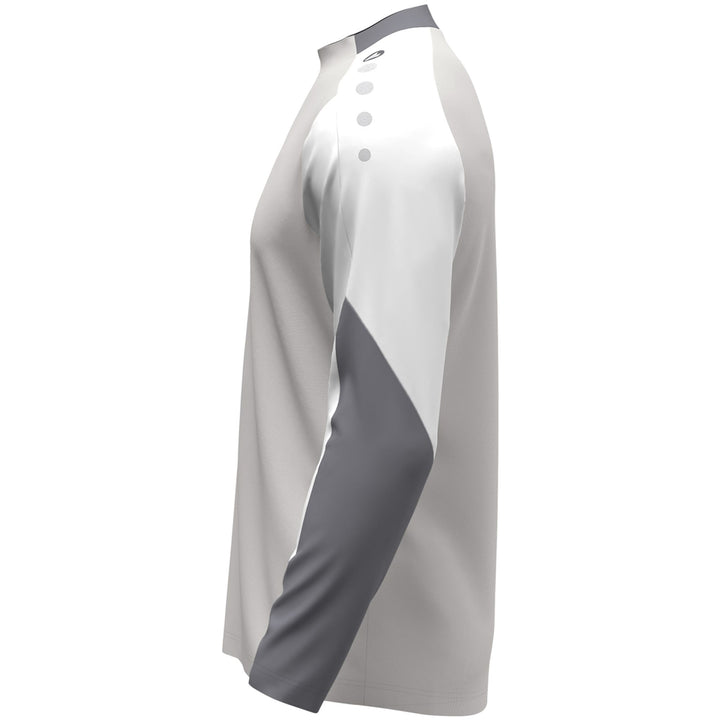 Jako Longsleeve Dynamic - hellgrau/weiß/grau