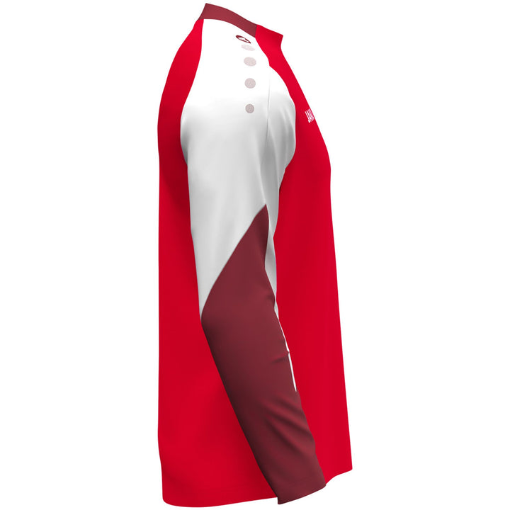 Jako Longsleeve Dynamic - rot/weiß/dunkelrot