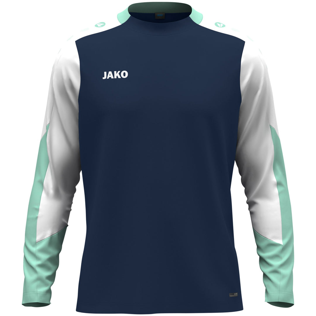 Jako Longsleeve Dynamic - marine/weiß/minze
