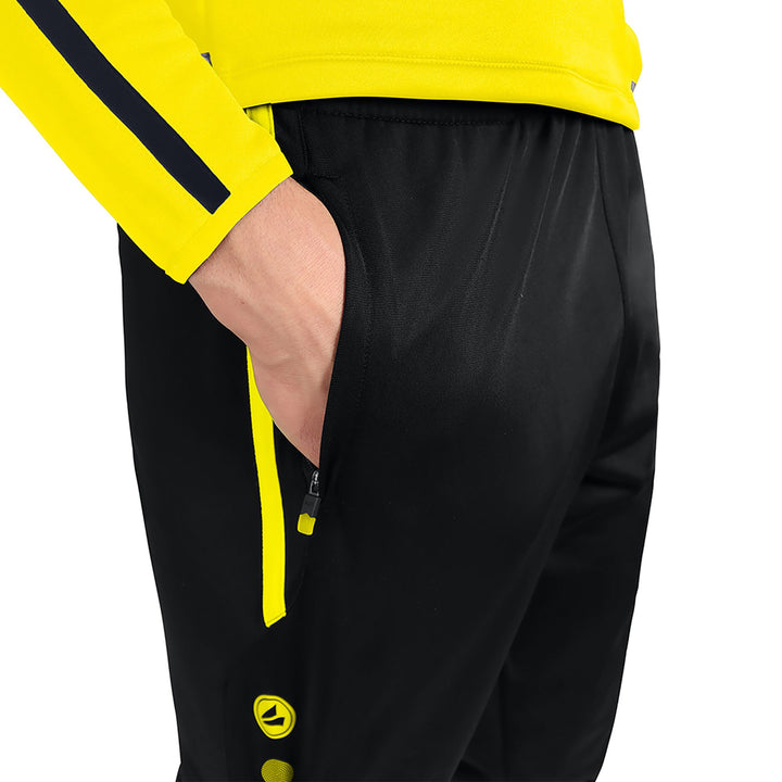 Jako Polyesterhose Competition 2.0 - schwarz/neongelb