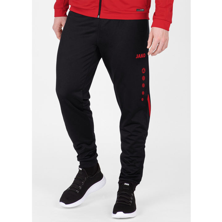 Jako Polyesterhose Challenge - schwarz/rot