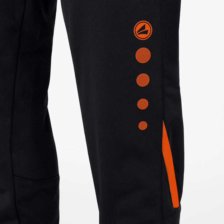 Jako Polyesterhose Challenge - schwarz/neonorange