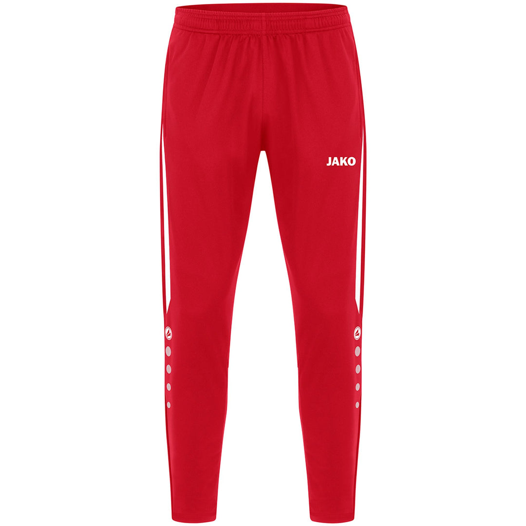 Jako Polyesterhose Power - rot/weiß