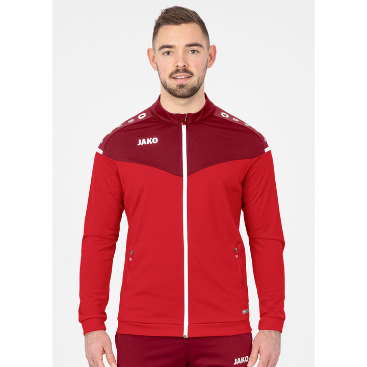Jako Polyesterjacke Champ 2.0 - rot/weinrot