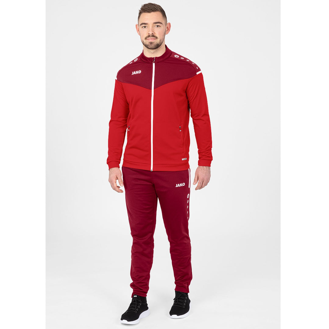 Jako Polyesterjacke Champ 2.0 - rot/weinrot