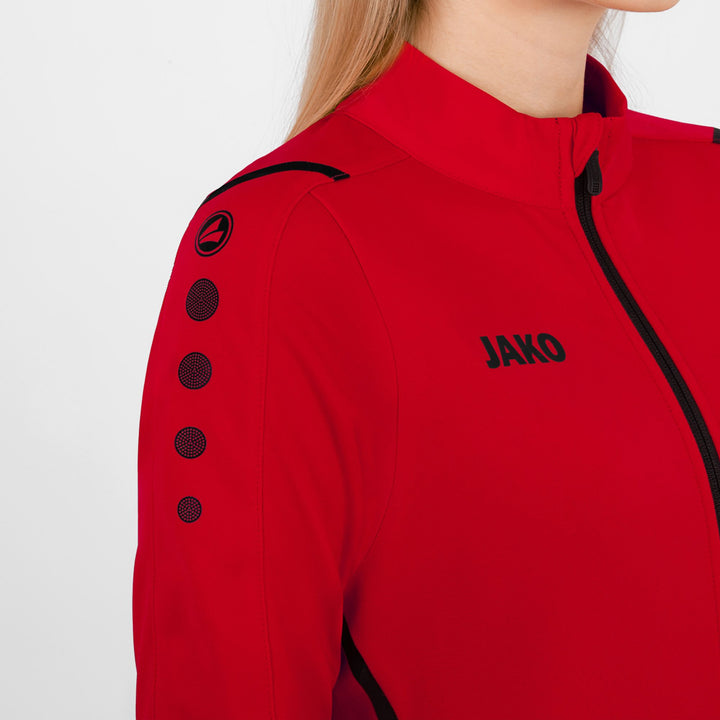 Jako Polyesterjacke Challenge - rot/schwarz