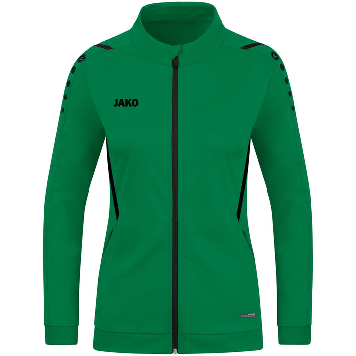 Jako Polyesterjacke Challenge - sportgrün/schwarz