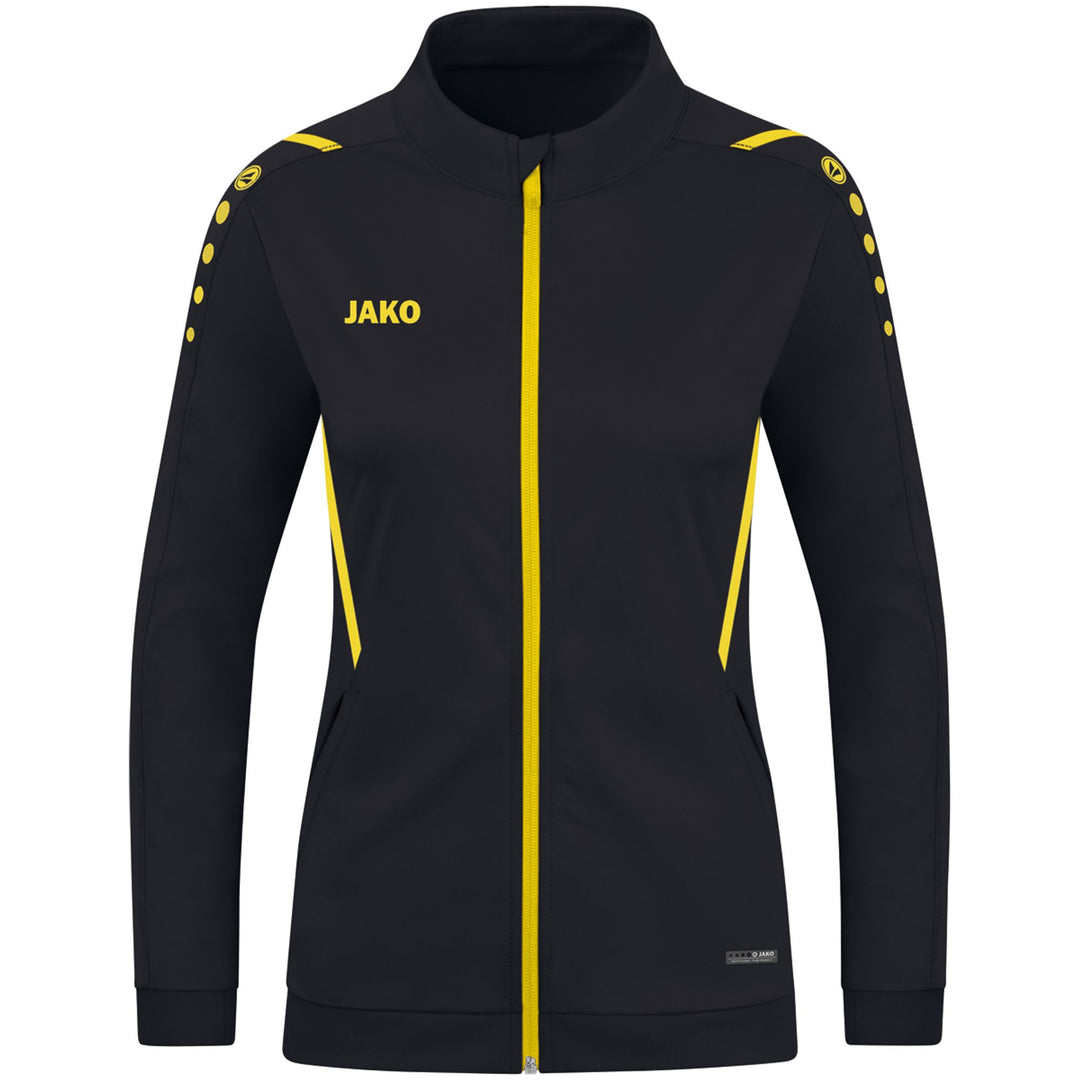 Jako Polyesterjacke Challenge - schwarz/citro